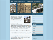 Tablet Screenshot of plas-gwyn.com